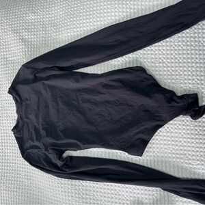 SKIMS Charcoal Long Sleeve Bodysuit
